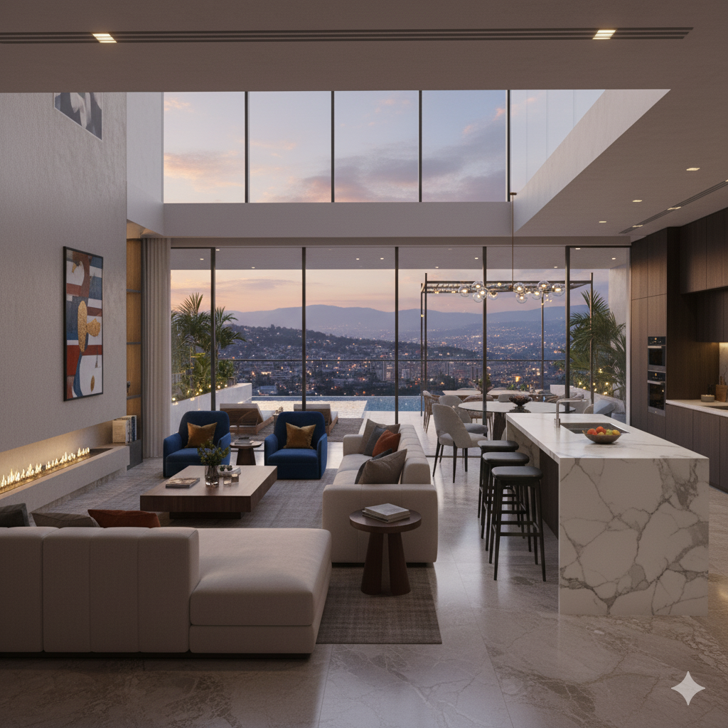 Modern Living Rooms: The Heart of Kigali Homes